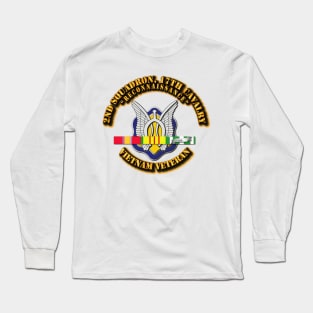 2nd Squadron, 17th Cavalry w SVC Ribbon Long Sleeve T-Shirt